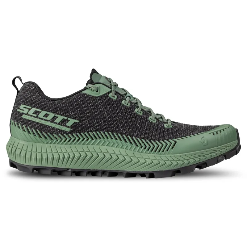 Scott Supertrac Ultra RC Trail Running Shoe - Black Frost Green
