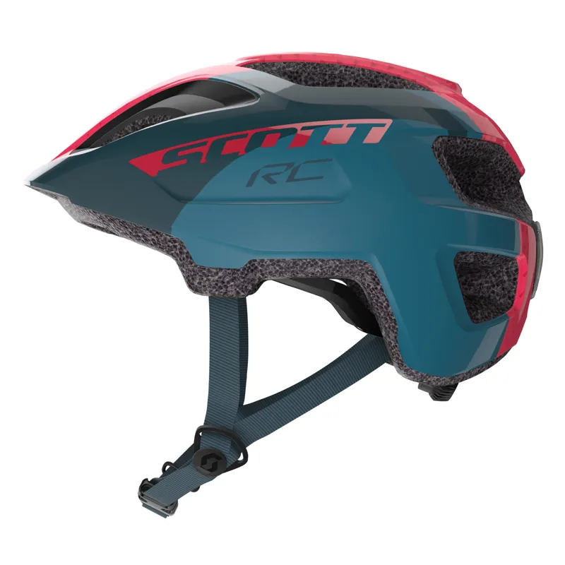 Scott Spunto Junior Cycle Helmet - Blue Pink-1