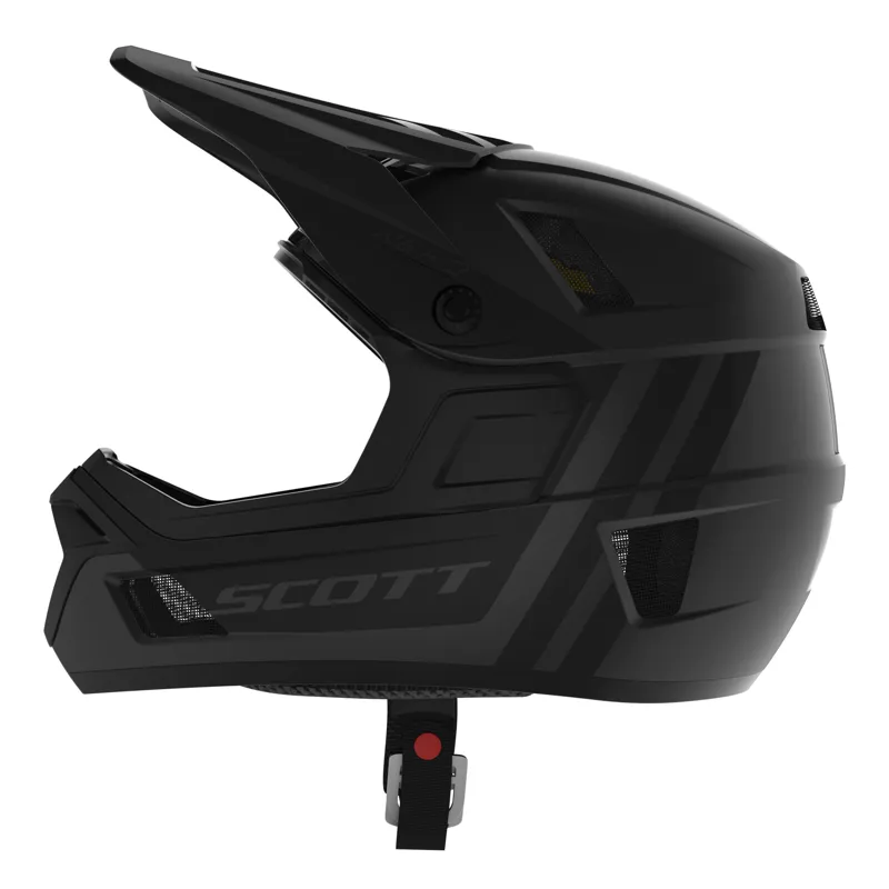 Scott Nero Plus CE and CPSC Full Face Helmet - Stealth Black -1