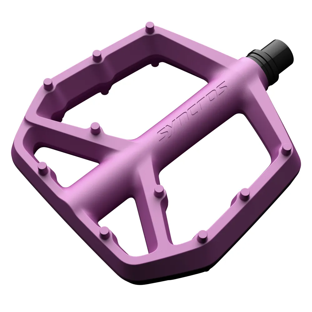 Syncros Squamish III Flat MTB Pedals - Purple