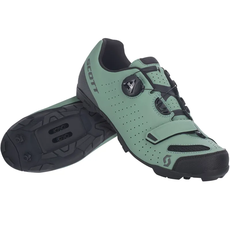 Scott MTB Comp BOA Shoe - Land Green Black 