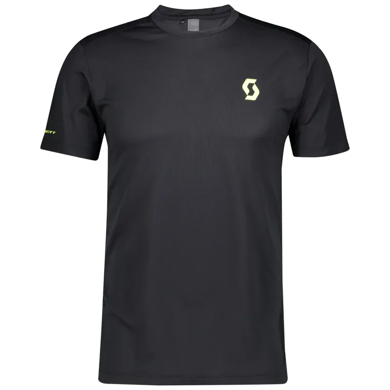 Scott RC Run Team SS Running Tee Black Yellow