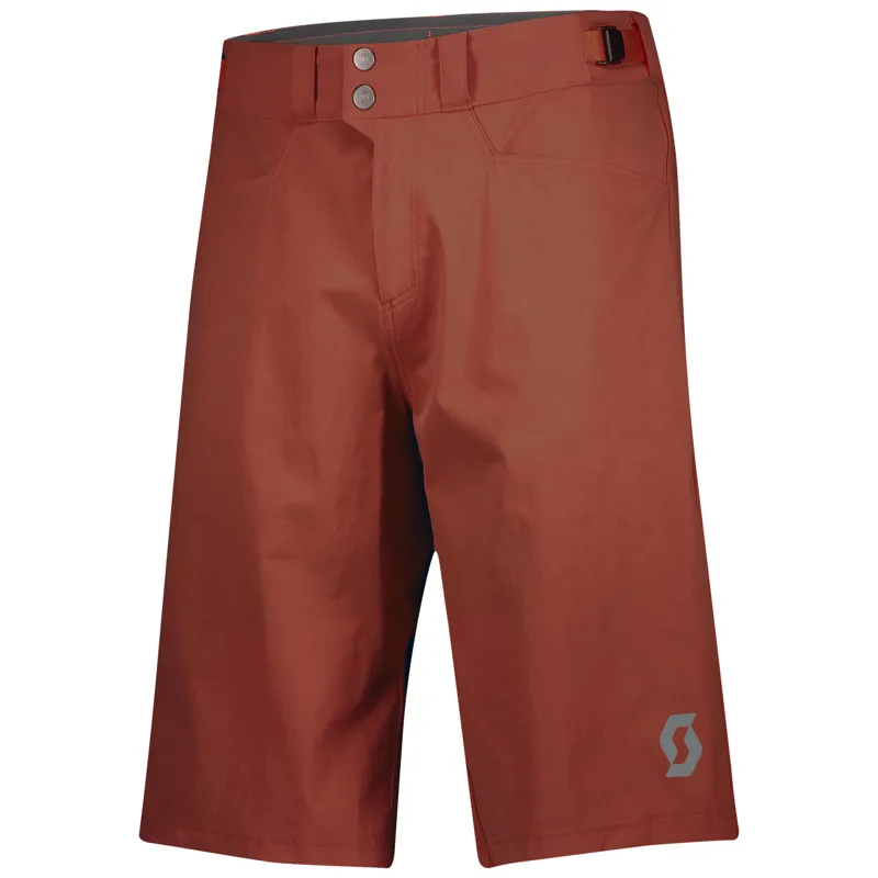 Scott Trail Flow Mens Pad Shorts - Red 