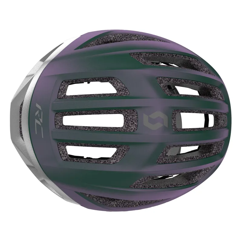 Scott Centric Plus Road Helmet - Prism Green Purple-2