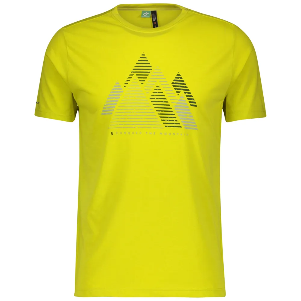 Scott Defined DRI Graphic Mens Short Sleeve - Yellow