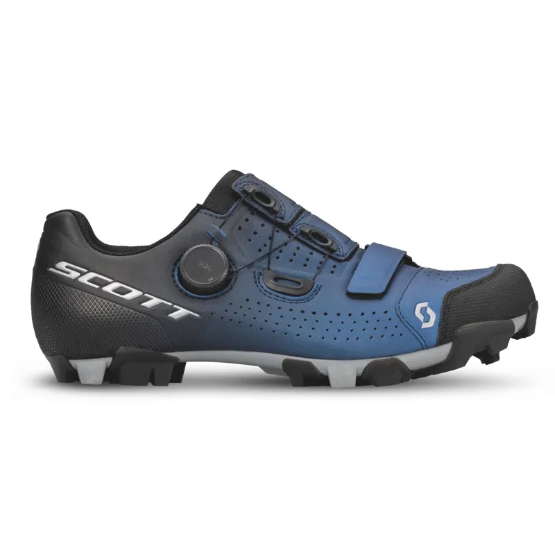 Scott MTB Team BOA SPD Shoe - Black Fade Metallic Blue
