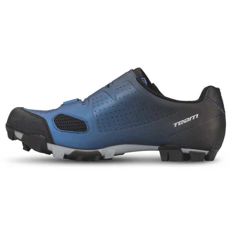 Scott MTB Team BOA SPD Shoe - Black Fade Metallic Blue-1