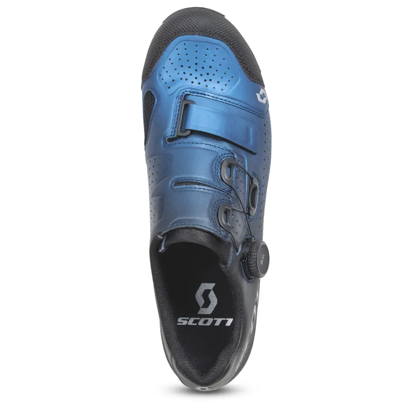 Scott MTB Team BOA SPD Shoe - Black Fade Metallic Blue-3