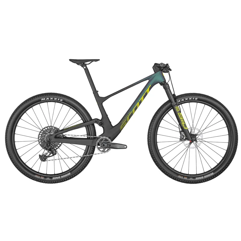 Scott mountain bike green and black outlet