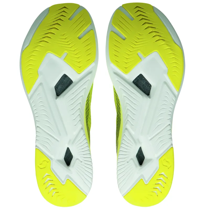 Scott Speed Carbon RC Road Running Shoe - Yellow White-2