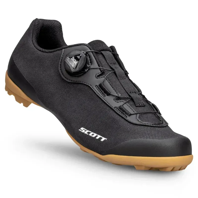 Scott Gravel Pro Shoes - Black Matt White