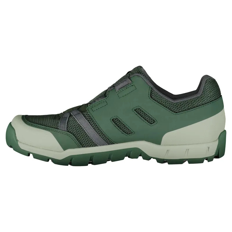 Scott Sport Crus-R BOA SPD Shoes - Dark Green Light Green-4