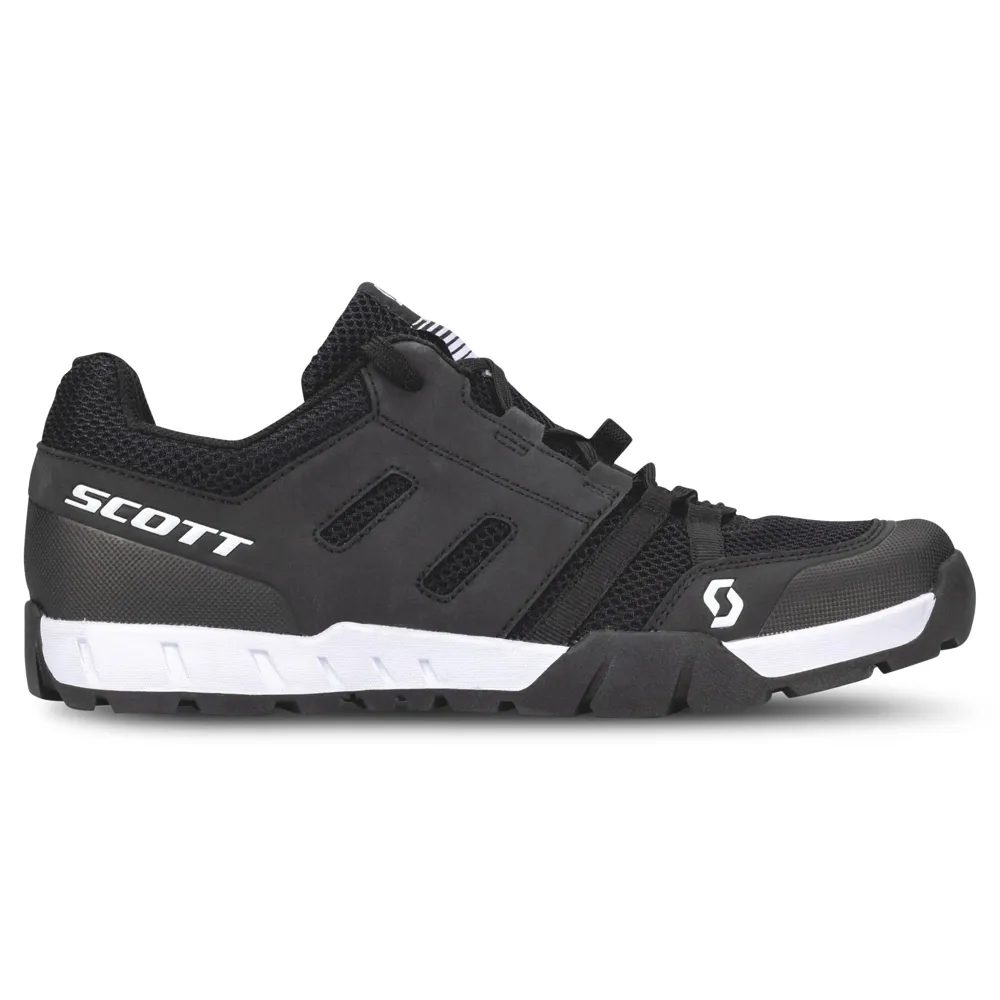 Scott Sport Crus-R Flat MTB Shoe - Black White 12.5 UK