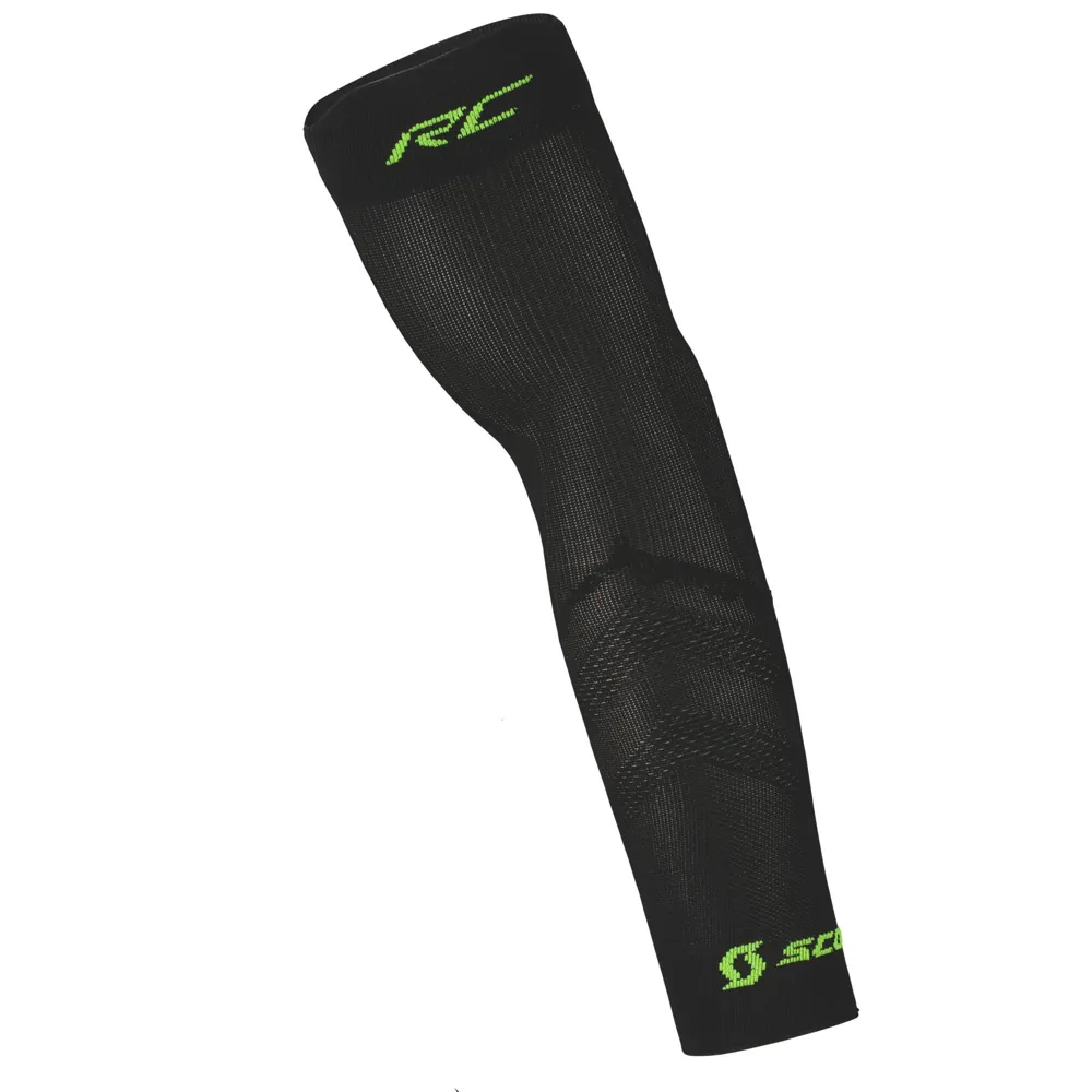 Scott RC Compression Arm Sleeve - Black Safety Yellow