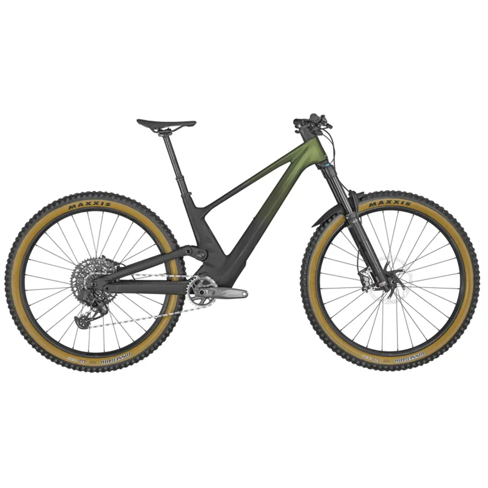 2024 Scott Genius 910 TW Mountain Bike Green - Main Image