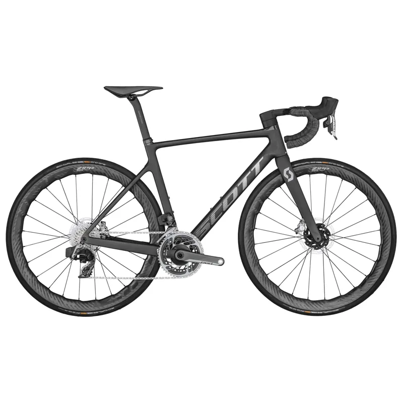 2024 Scott Addict RC Ultimate Road Bike in Black Run and Ride