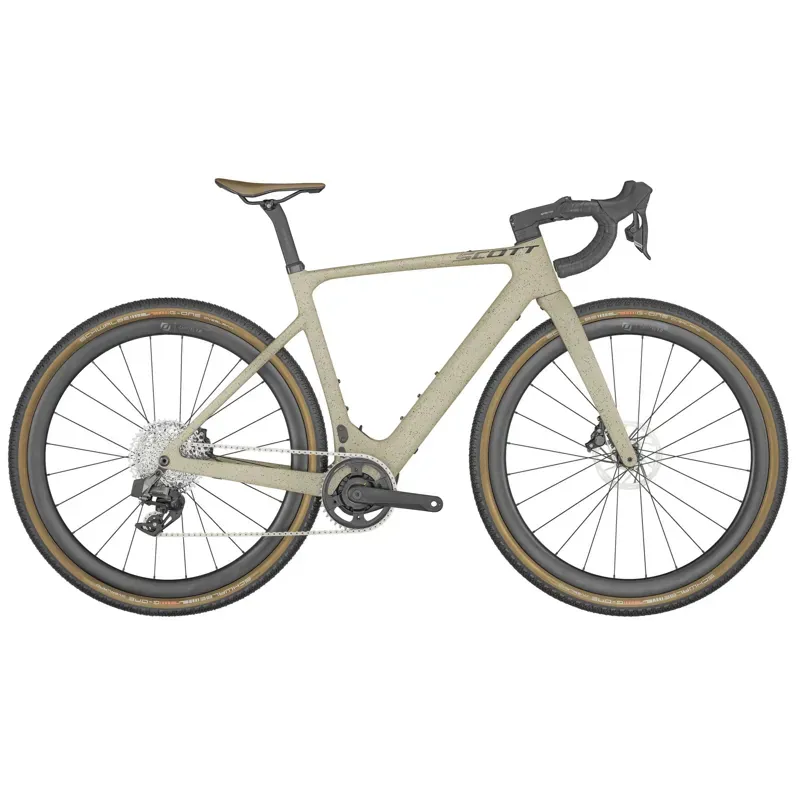 2024 Scott Solace eRIDE 20 Electric Gravel Bike - Beige - Size Large