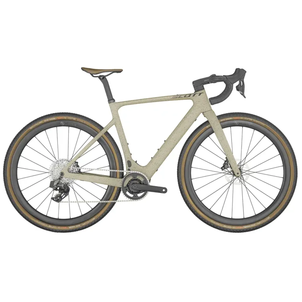 2024 Scott Solace eRIDE 20 Electric Gravel Bike - Beige - Size Large