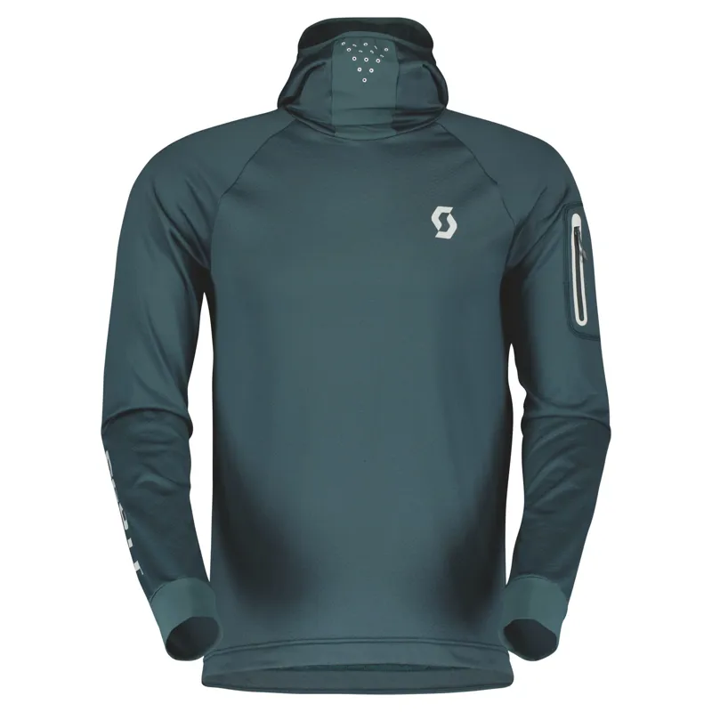 Scott Trail Storm LS Hoody Aruba Green Run and Ride