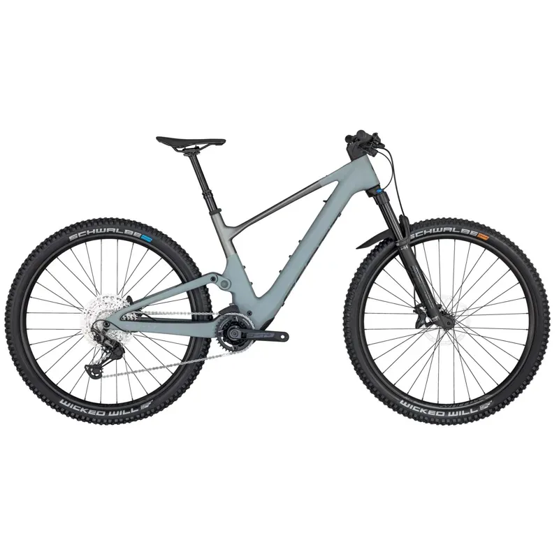 2025 Scott Lumen eRide 910 Lightweight Electric Mountain Bike - Grey Green