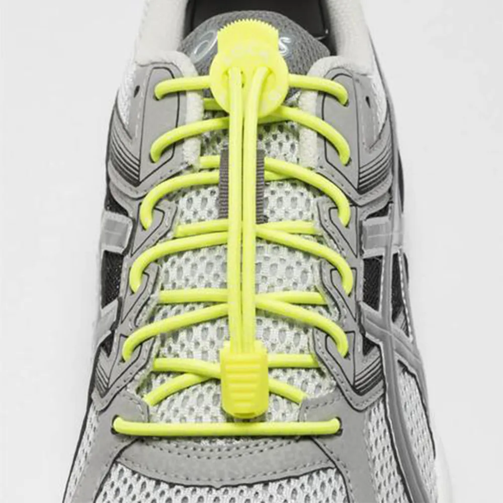 Lock Laces - No Tie Shoelaces - Neon Yellow
