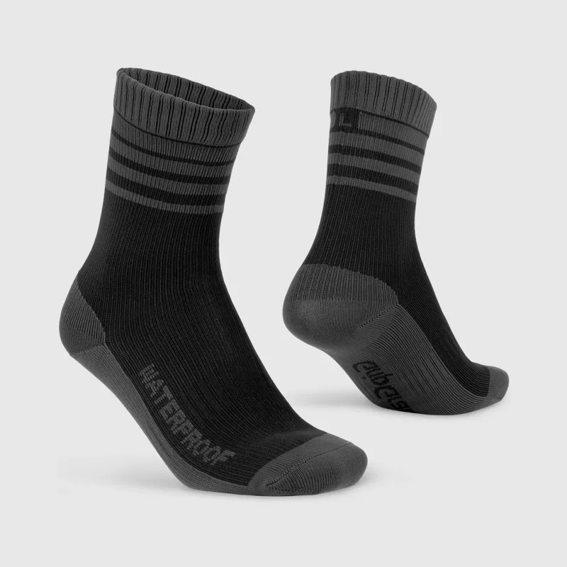 GripGrab Merino Lined Waterproof Thermal Socks - Black