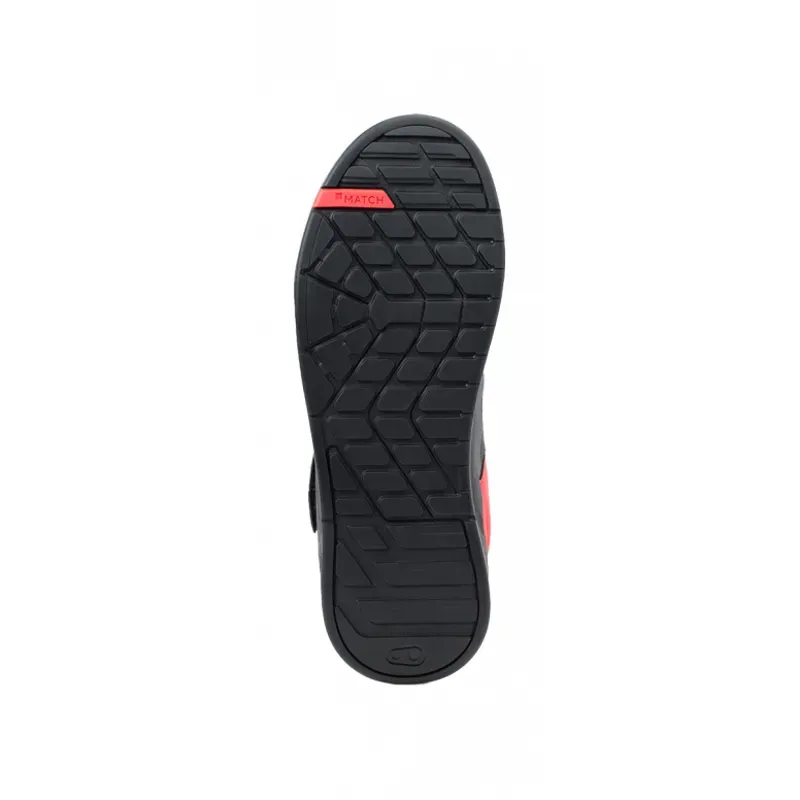 Crankbrothers Stamp Speedlace Flat MTB Shoes - Grey Black Red-3