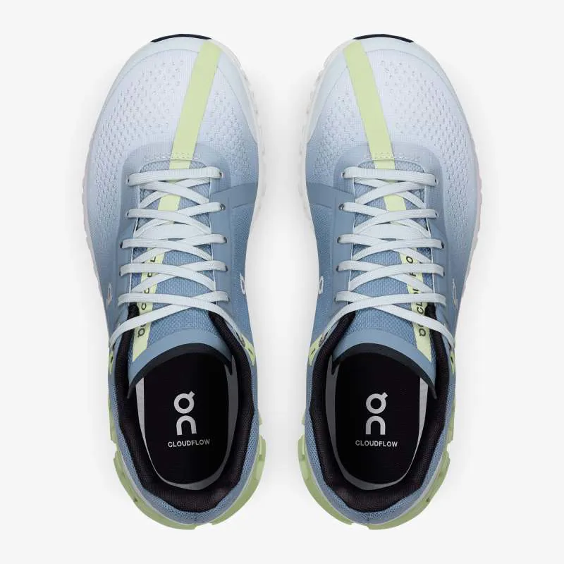 On Cloudflow 3.0 Womens Road Running Shoe - Niagera Meadow-1