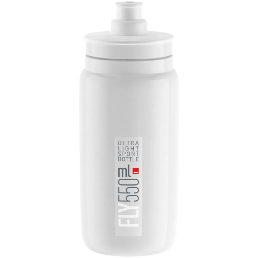 Elite Fly Water Bottle 550ml - White Grey