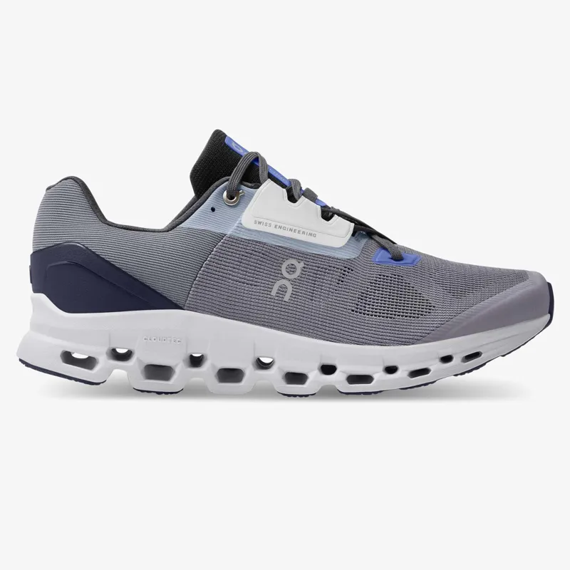 On Cloudstratus V2 Road Running Shoes Fossil Midnight
