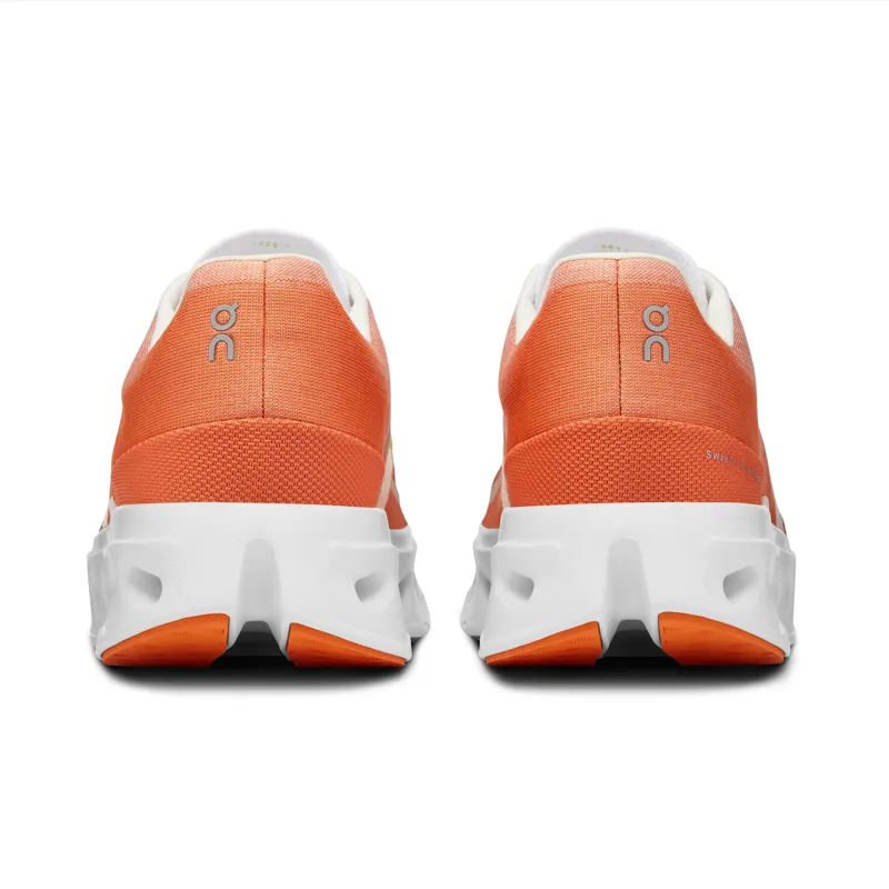 On Cloudeclipse Max Cushion Road Running Shoe - Flame Ivory -3