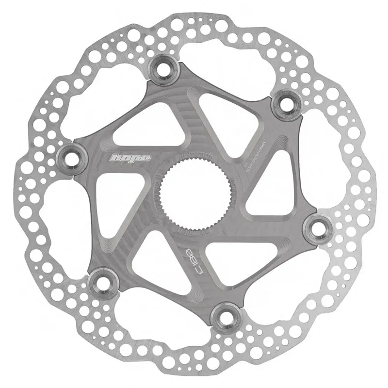 Hope MTB Centre-Lock Floating Disc Rotor - 203mm - Silver