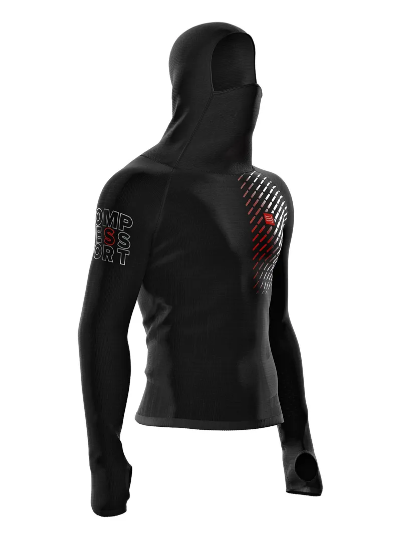 Compressport 3D Thermo Ultralight Racing Hoodie Black X Large