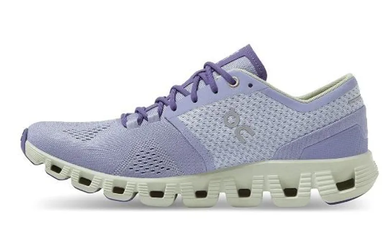 On Cloud X Womens Road Running Shoe - Lavender Ice-1