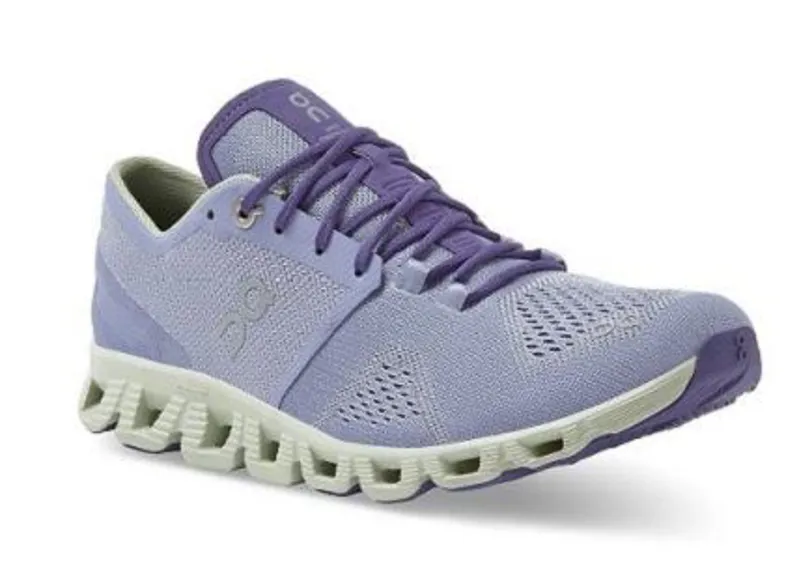 On Cloud X Womens Road Running Shoe - Lavender Ice-4