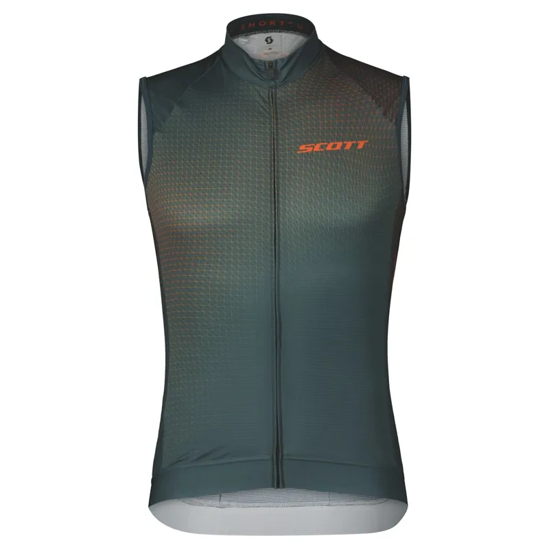 Scott RC Pro WO Shirt - Aruba Green Braze Orange