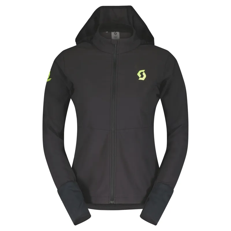 Scott RC Run Warm Womens Jacket - Black Yellow