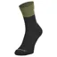 Scott Block Stripe Crew Socks - Black Fir Green