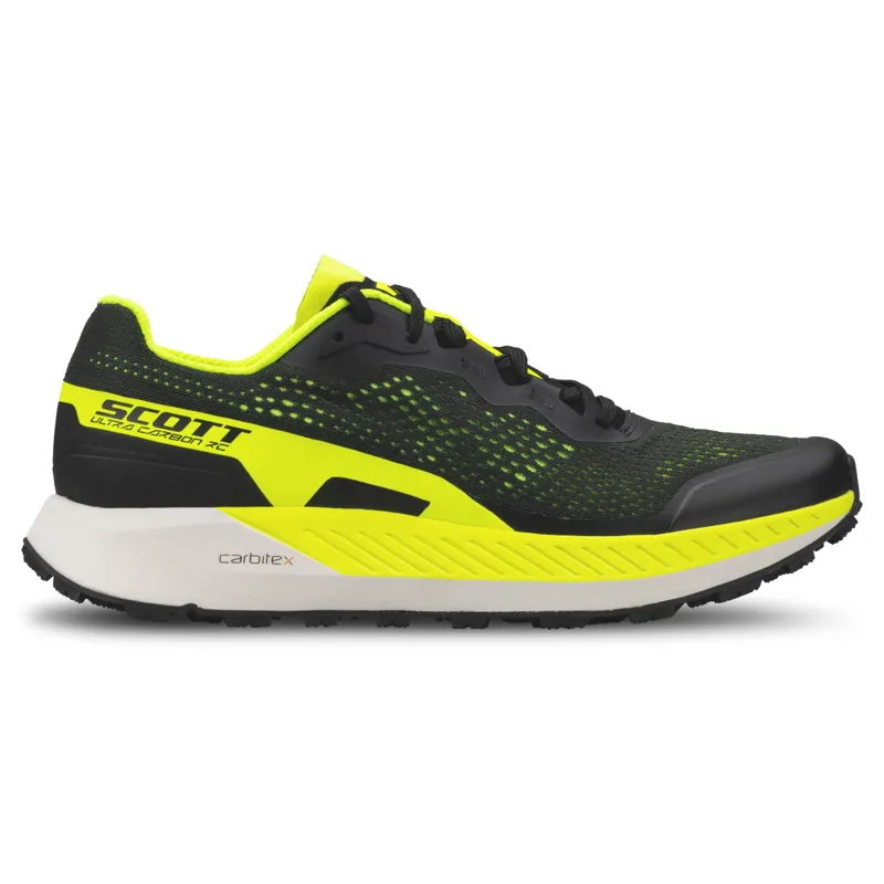 Scott Ultra Carbon RC Womens Trail Running Shoe - Black Yellow
