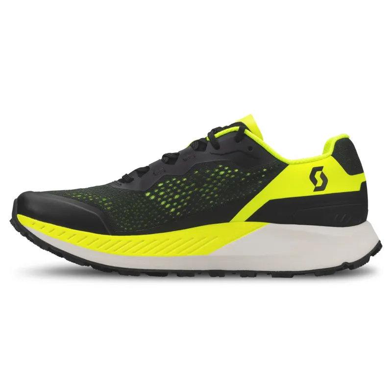 Scott Ultra Carbon RC Womens Trail Running Shoe - Black Yellow-3