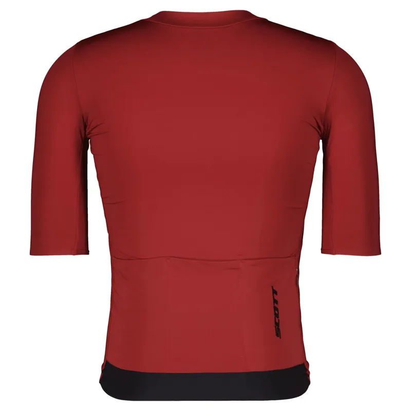 Scott Ultd Training Jersey Short Sleeved Jersey Wood Red-1