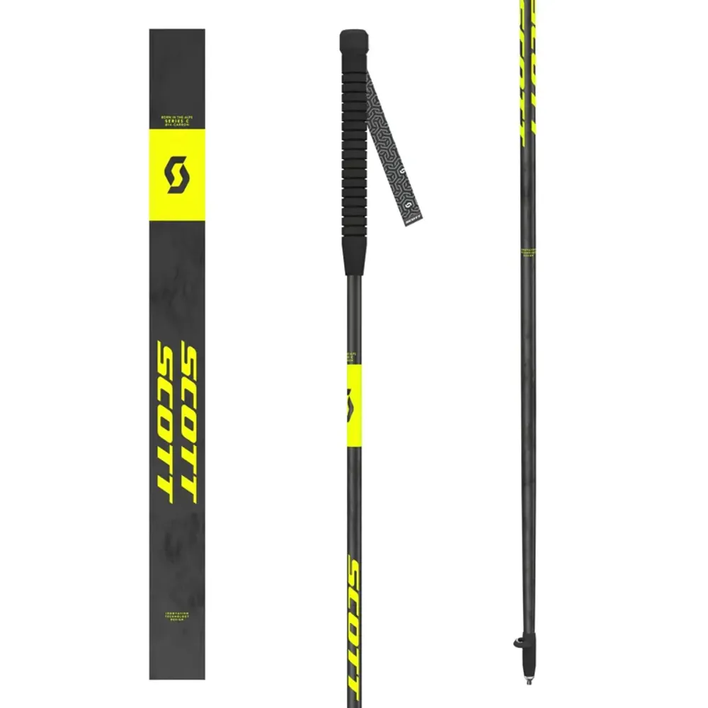 Scott Trail Ultra Carbon Running Poles - Black