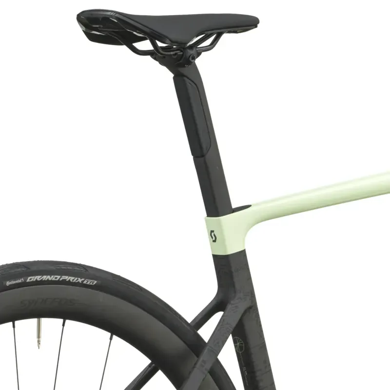 2027 Scott Addict RC 20 Road Bike - Cream Green Carbon Black-7