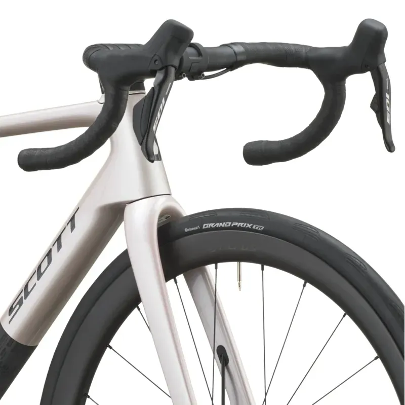 2027 Scott Addict RC 30 Road Bike - Champagne Pink Carbon Black-3