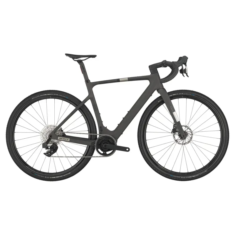 2025 Scott Solace Gravel 30 Electric Bike - Carbon Black