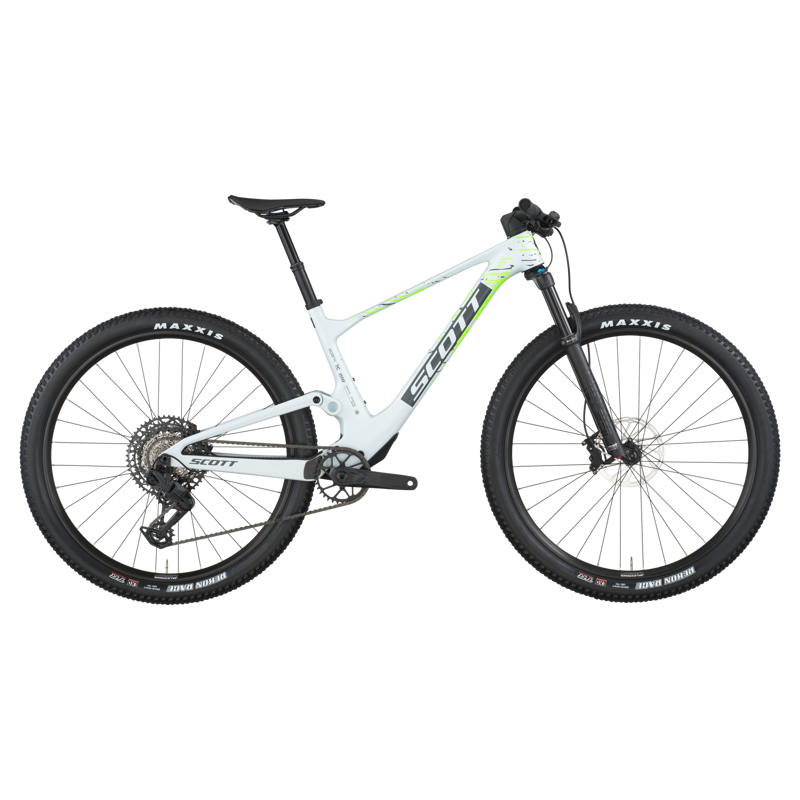 2026 Scott Spark RC Comp Full Suspension Mountain Bike - Cumulus White