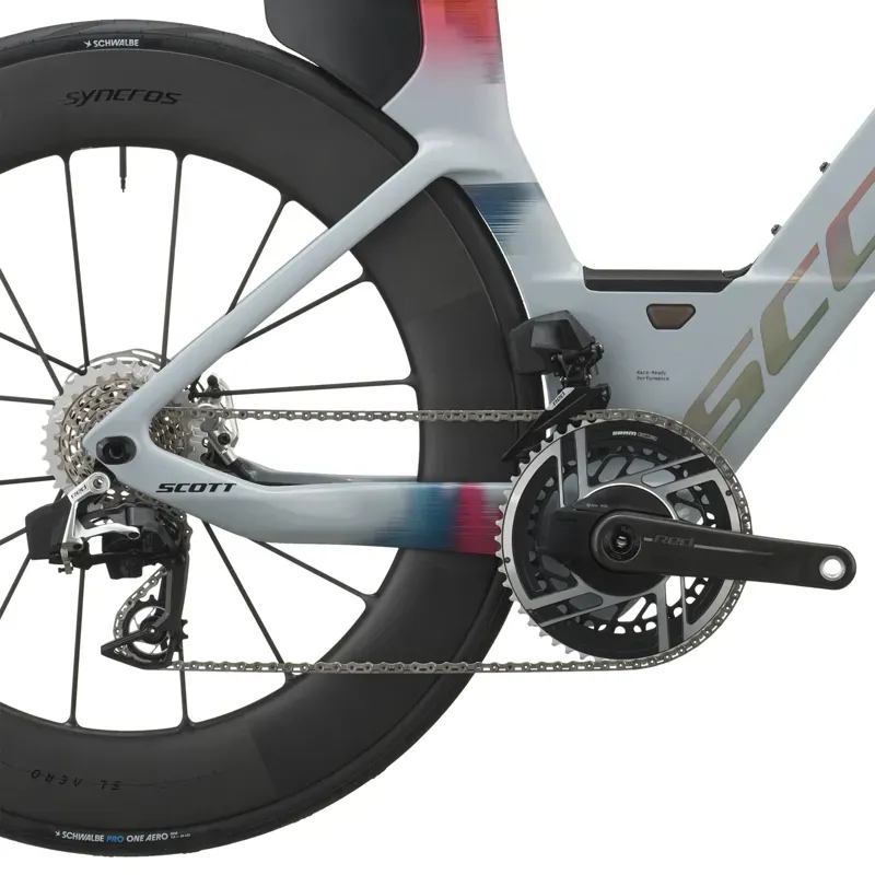 2027 Scott Plasma RC Ultimate Triathlon Bike - Narwal Grey Gloaming Orange-3