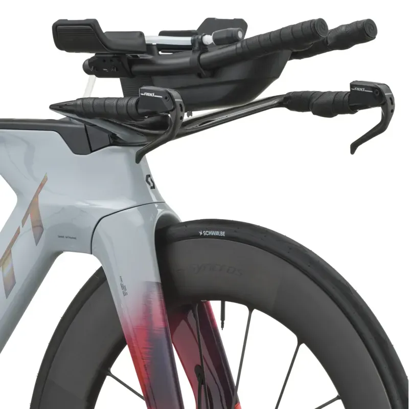2027 Scott Plasma RC Ultimate Triathlon Bike - Narwal Grey Gloaming Orange-4