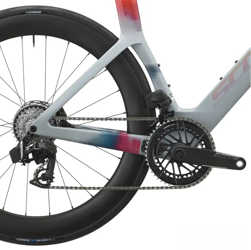 2027 Scott Foil RC TRI Road Bike - Narwal Grey Gloaming Orange-3
