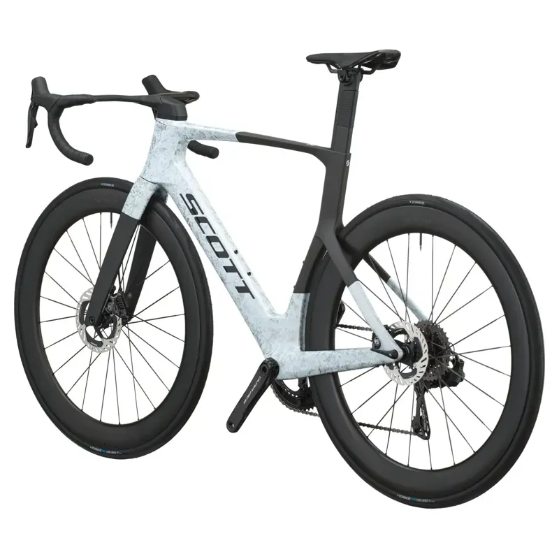 2027 Scott Foil RC Pro Road Bike - Rush White Carbon Black-2